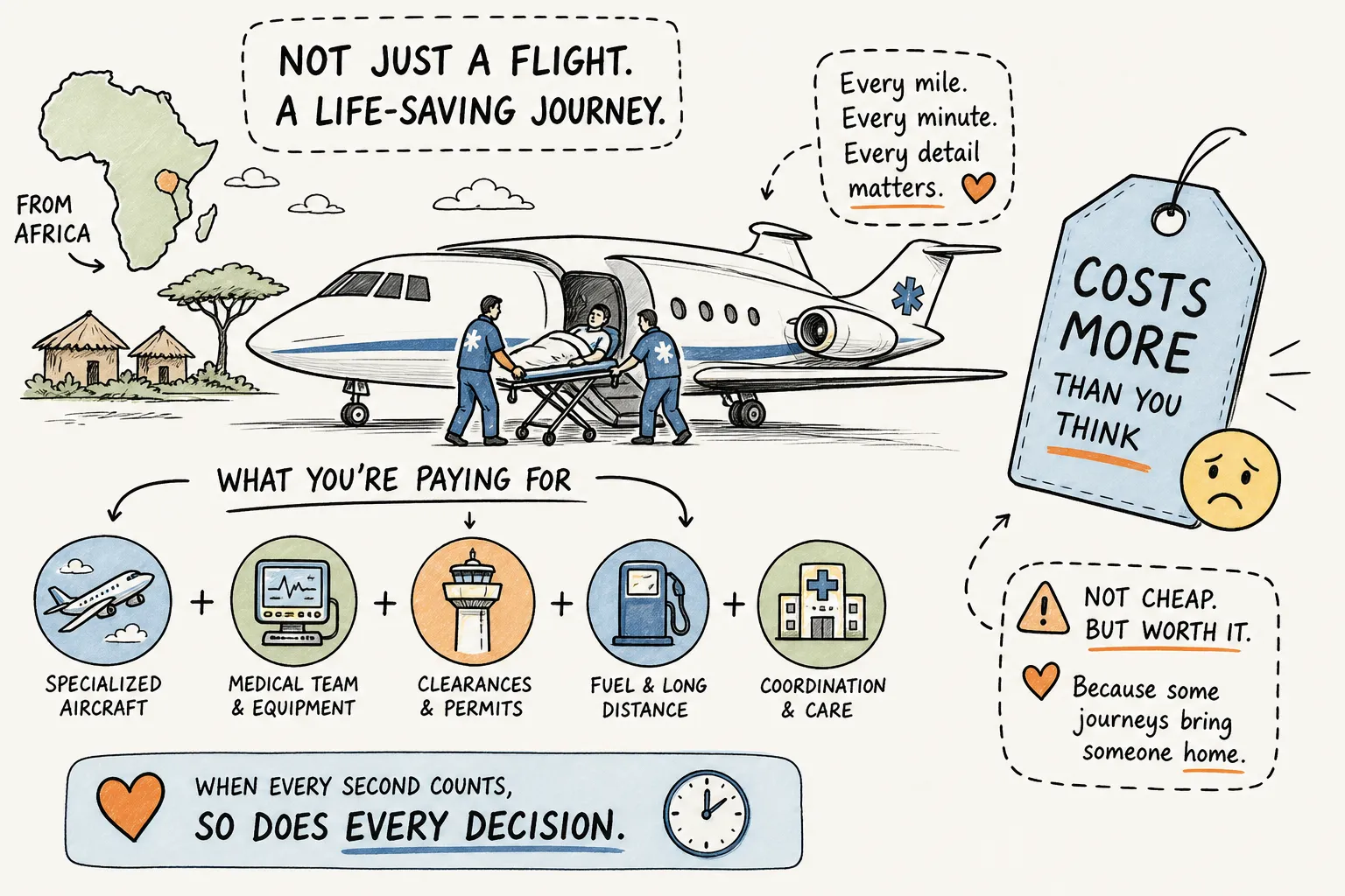 What a medical evacuation from Africa actually costs